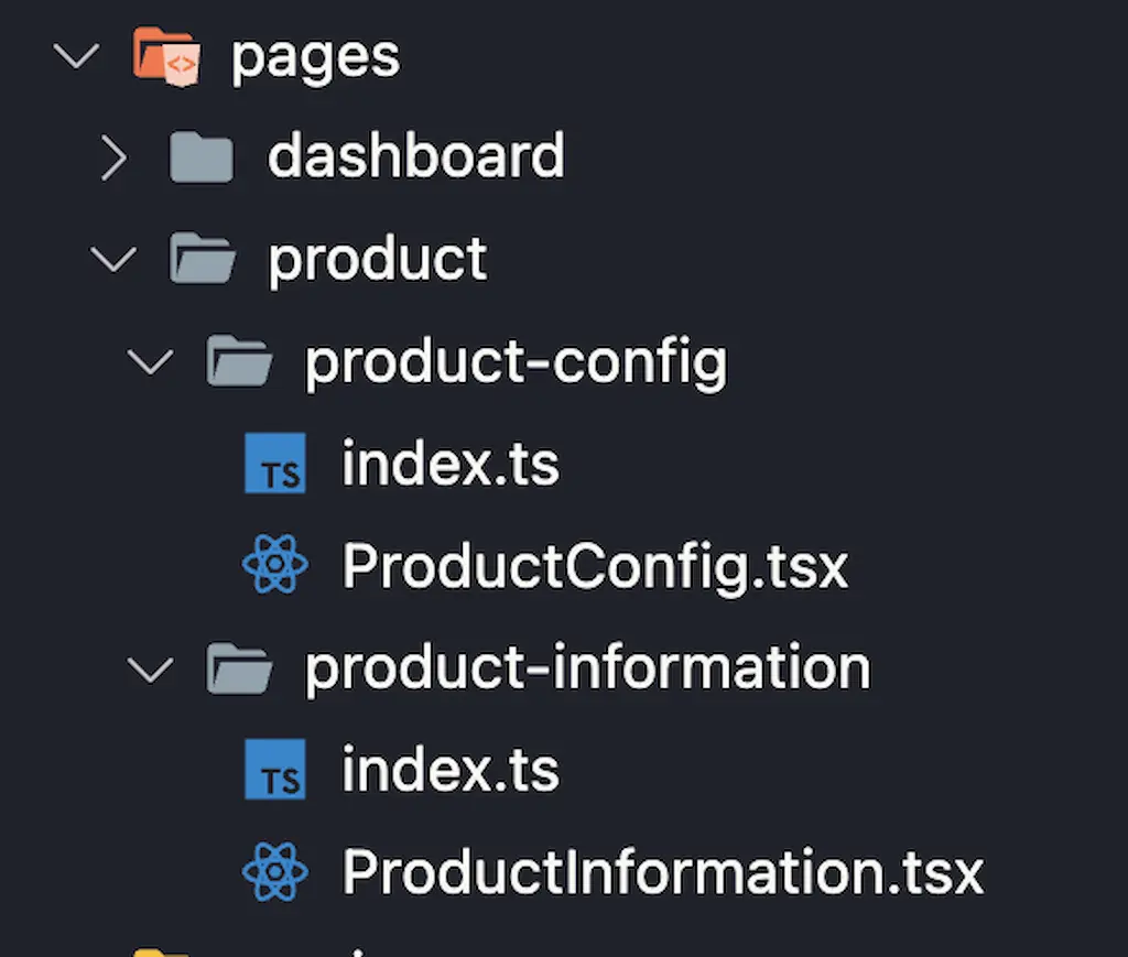 route folder react structure 2025